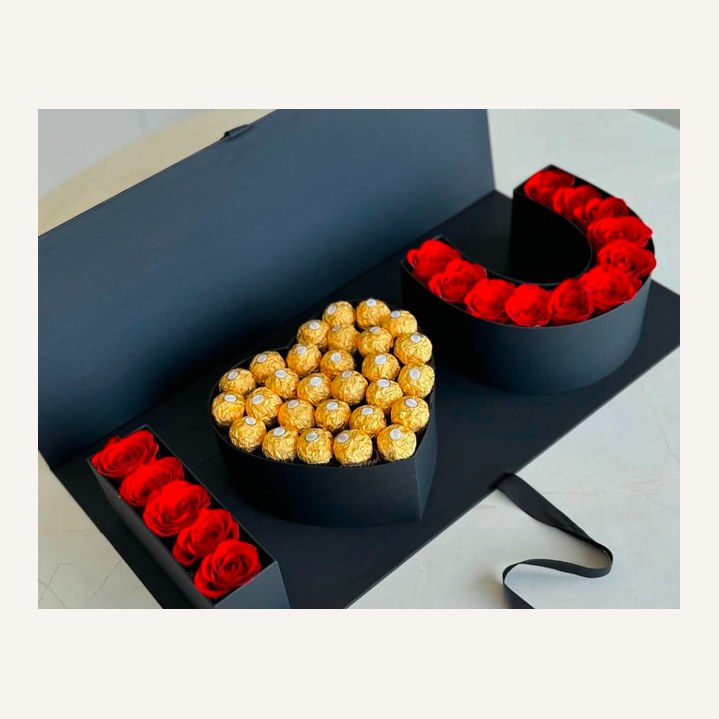 I ♥ U Box con Chocolate